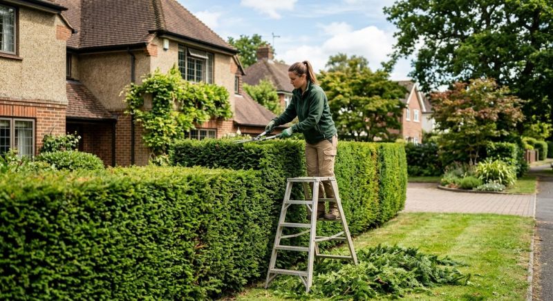 Evergreen Hedge Trimming in Rockwall, TX